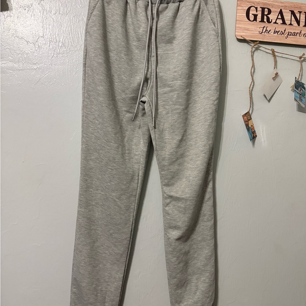 Classic Grey Drawstring Joggers - Women